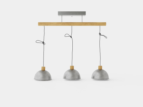 Buckler Ceiling Lamp 3D Модель