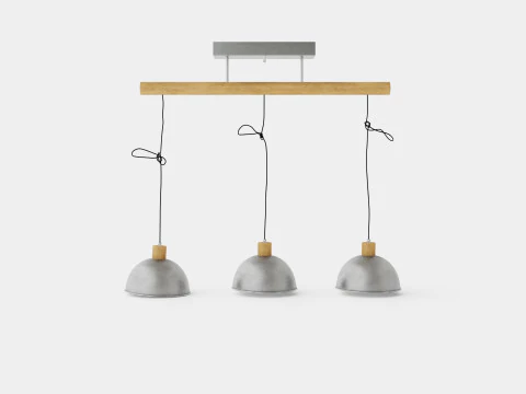 Buckler Ceiling Lamp 3D Model