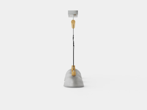 Buckler Ceiling Lamp 3D Модель