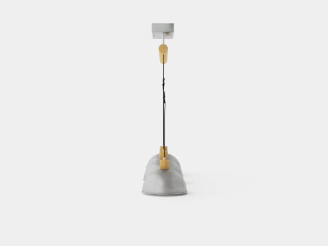 Buckler Ceiling Lamp 3D Model