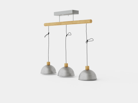 Buckler Ceiling Lamp 3D Модель