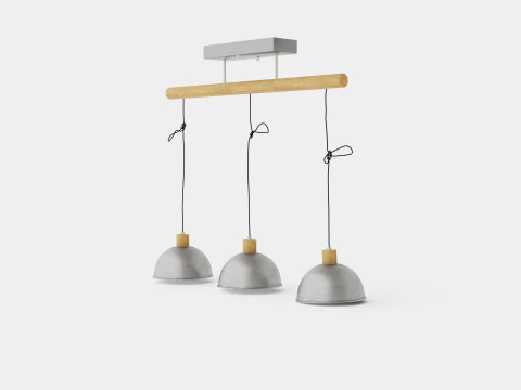 Buckler Ceiling Lamp 3D Model