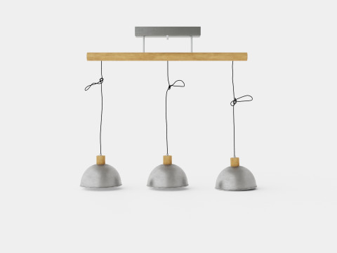 Buckler Ceiling Lamp 3D Модель