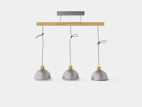 Buckler Ceiling Lamp 3D Model