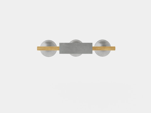 Buckler Ceiling Lamp 3D Модель