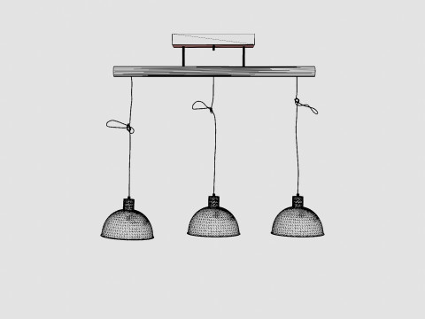 Buckler Ceiling Lamp 3D Модель