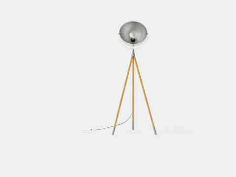 Buckler Floor Lamp 3D Модель