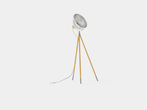 Buckler Floor Lamp 3D Model