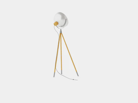Buckler Floor Lamp 3D Model