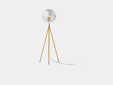 Buckler Floor Lamp 3D Model