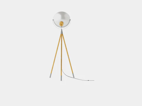 Buckler Floor Lamp 3D Model