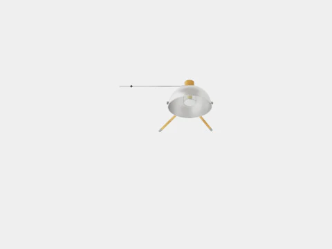 Buckler Floor Lamp 3D Model