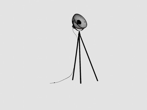 Buckler Floor Lamp 3D Model
