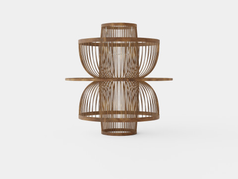 Ceiling Lamp Rattan 3Dモデル