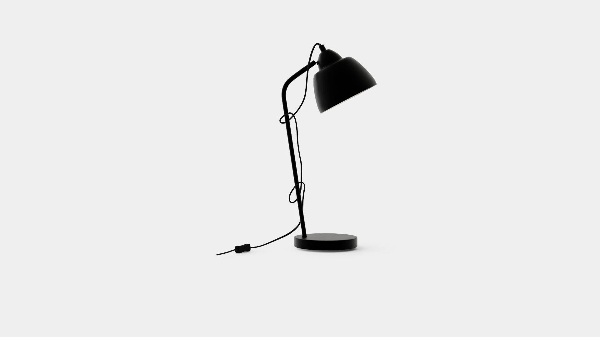 Charlie Table Lamp 3D Model .c4d .max .obj .3ds .fbx .stl .blend 