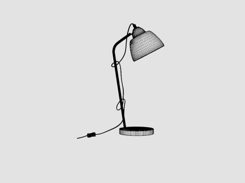 Charlie Table Lamp 3D Model