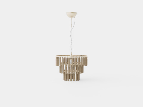 Chloe Ceiling Lamp Antique 3Dモデル