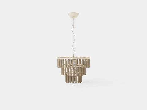 Chloe Ceiling Lamp Antique 3D Model