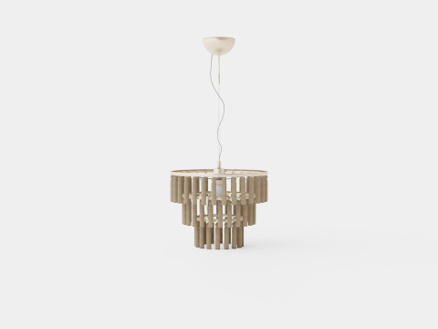 Chloe Ceiling Lamp Antique 3D Модель