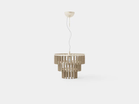 Chloe Ceiling Lamp Antique 3D Model