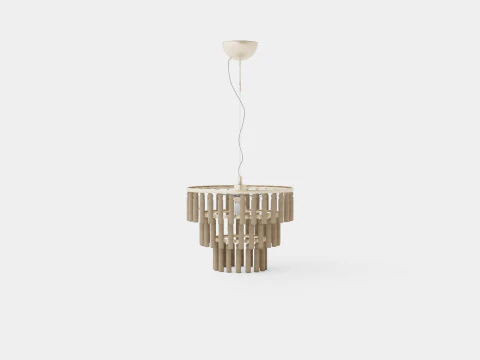 Chloe Ceiling Lamp Antique 3D Model