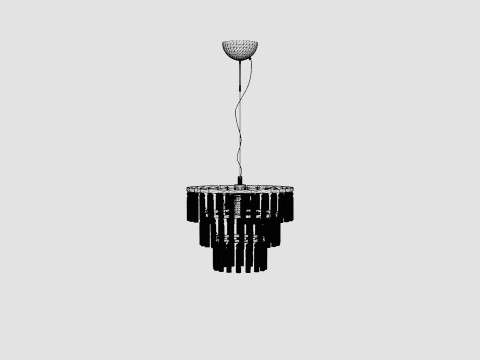 Chloe Ceiling Lamp Antique 3D Модель