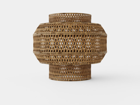 Colonial Bamboo Lamp 3Dモデル
