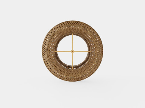 Colonial Bamboo Lamp 3D Модель