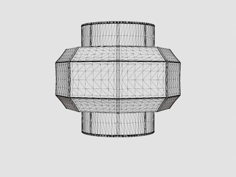 Colonial Lamp 3D मॉडल