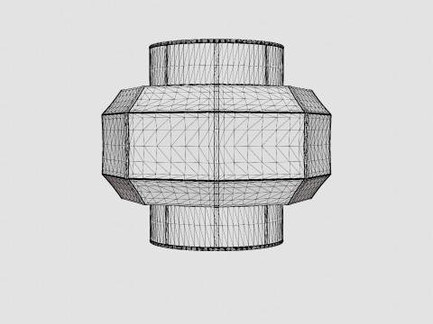 Colonial Lamp 3D मॉडल
