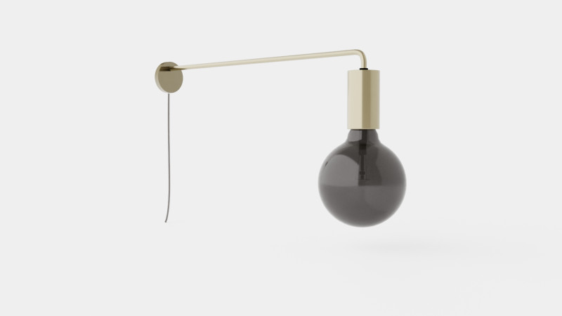 Cool Wall Lamp Model 3D .c4d .max .obj .3ds .fbx .stl .blend 