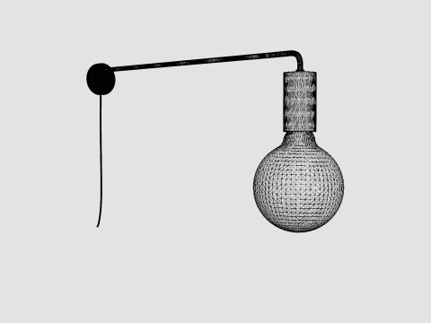 Cool Wall Lamp Model 3D