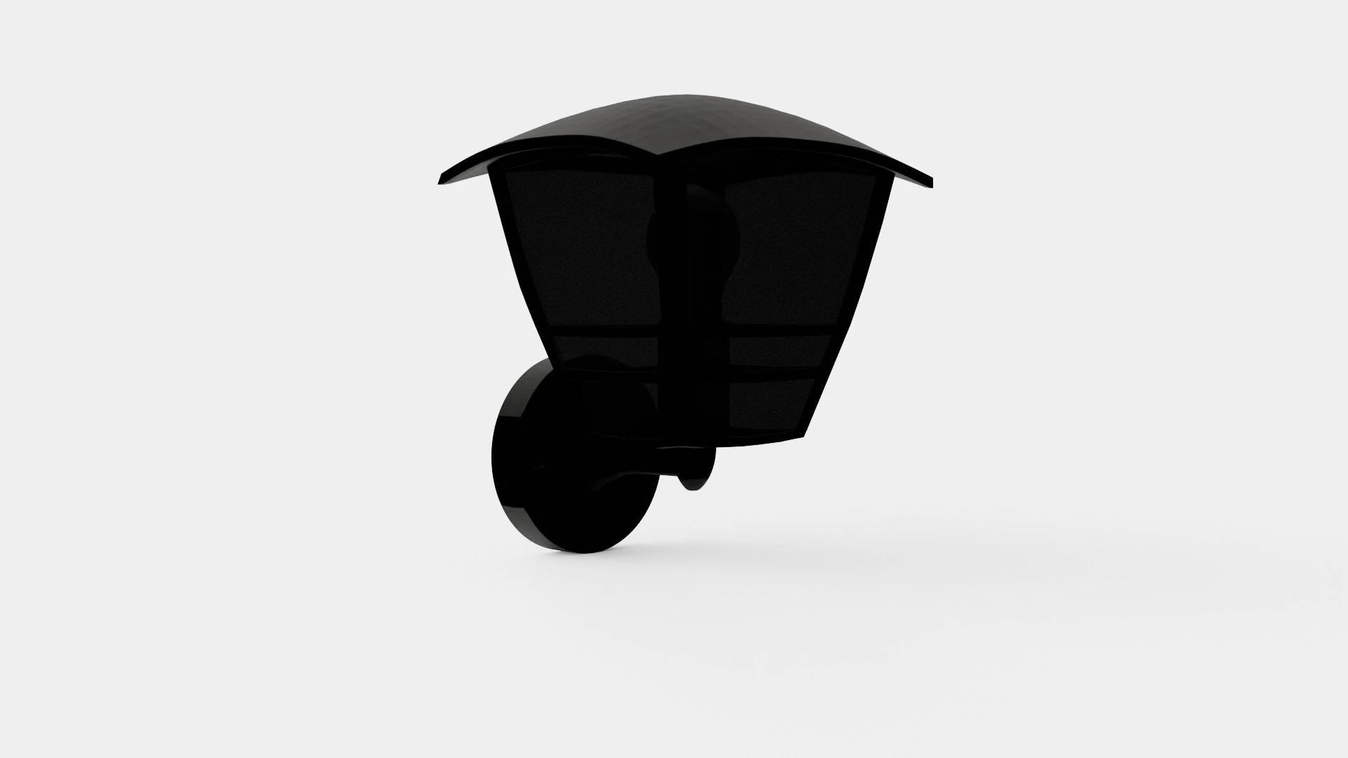Creek Wall Lantern Lamp 3D Model .c4d .max .obj .3ds .fbx .stl .blend 