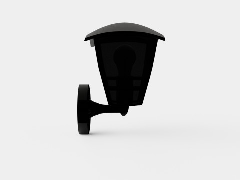 Creek Wall Lantern Lamp 3D Model