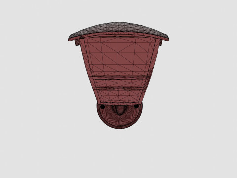 Creek Wall Lantern Lamp 3D Model