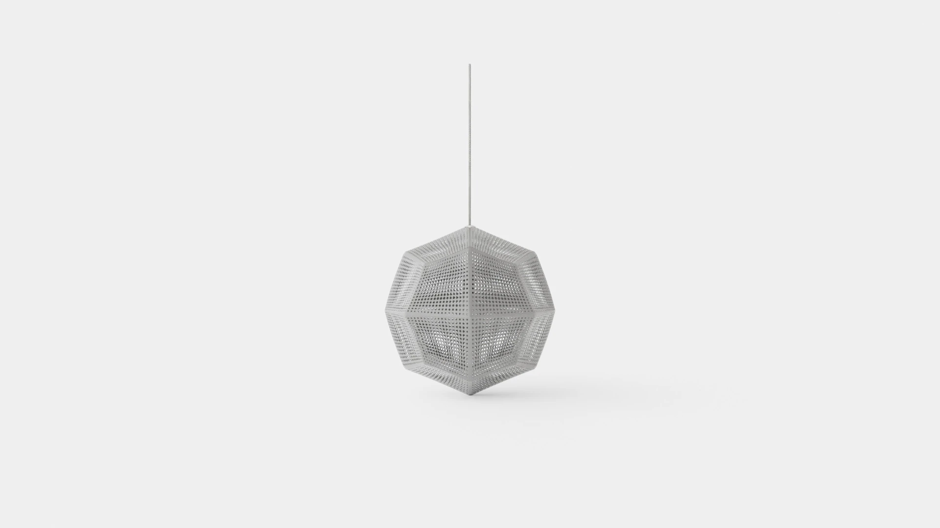 Etch Steel Ceiling Lamp 3D Model .c4d .max .obj .3ds .fbx .stl .blend