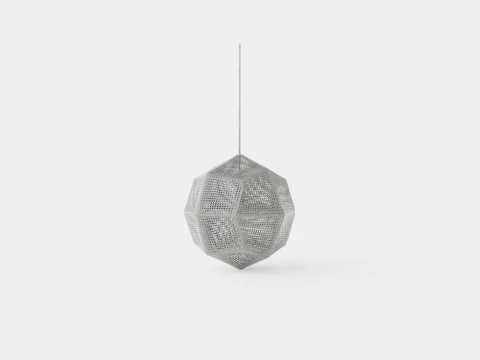 Etch Steel Ceiling Lamp 3D Model