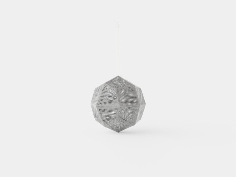 Etch Steel Ceiling Lamp 3D 模型