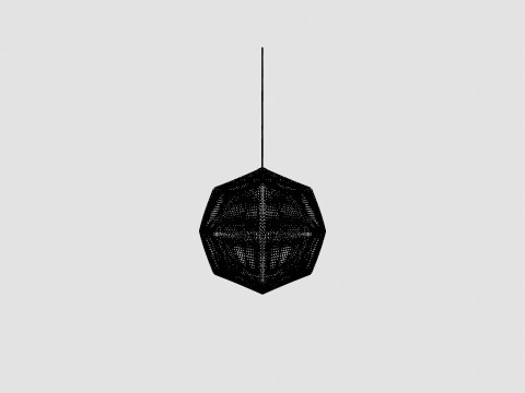 Etch Steel Ceiling Lamp 3D 模型