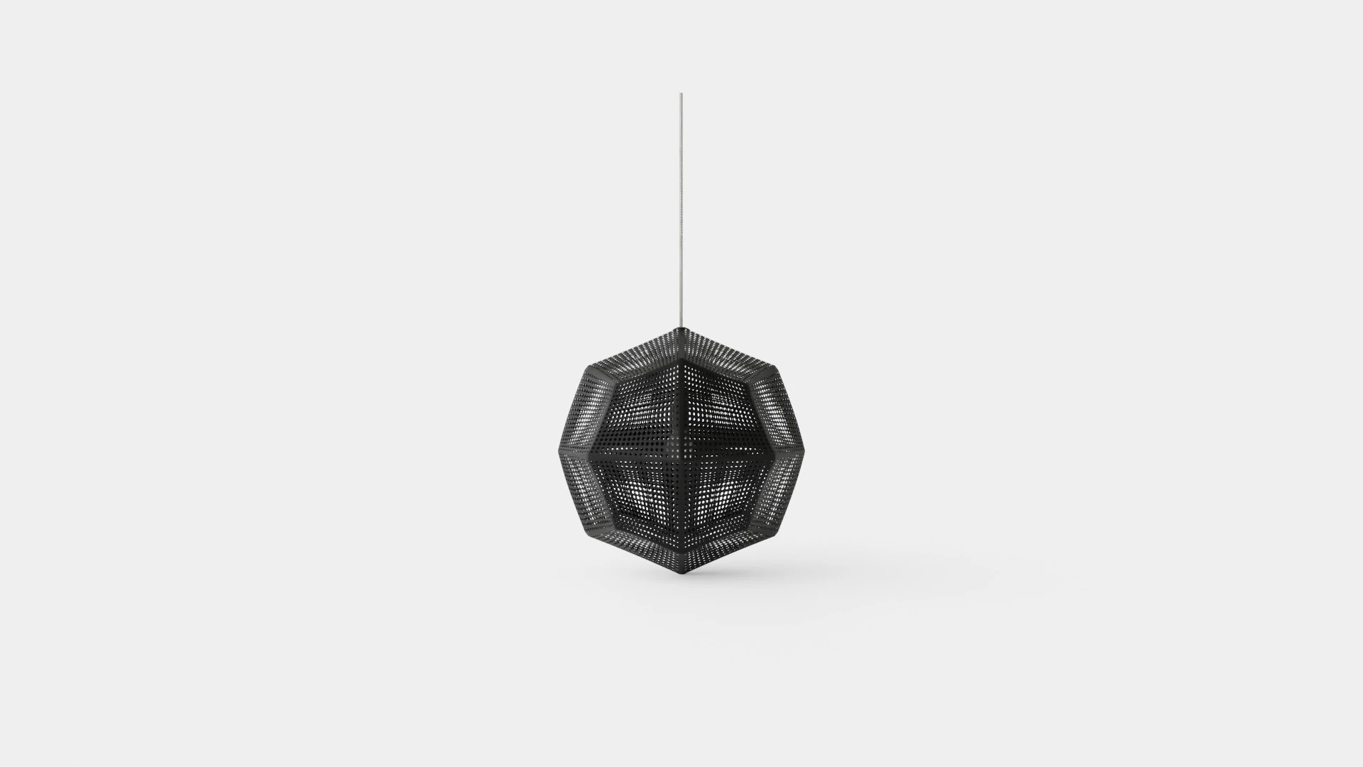 Etch Steel Ceiling Lamp 3D Model .c4d .max .obj .3ds .fbx .stl .blend