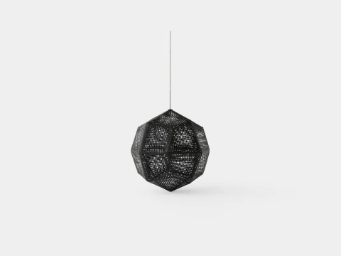 Etch Steel Ceiling Lamp 3D Model