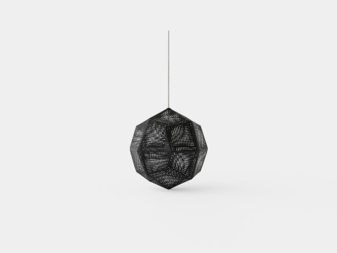 Etch Steel Ceiling Lamp 3D 模型
