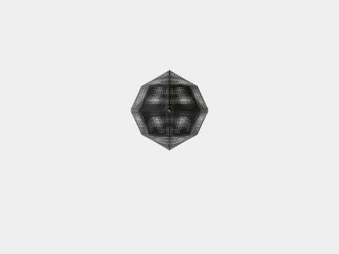 Etch Steel Ceiling Lamp 3D 模型