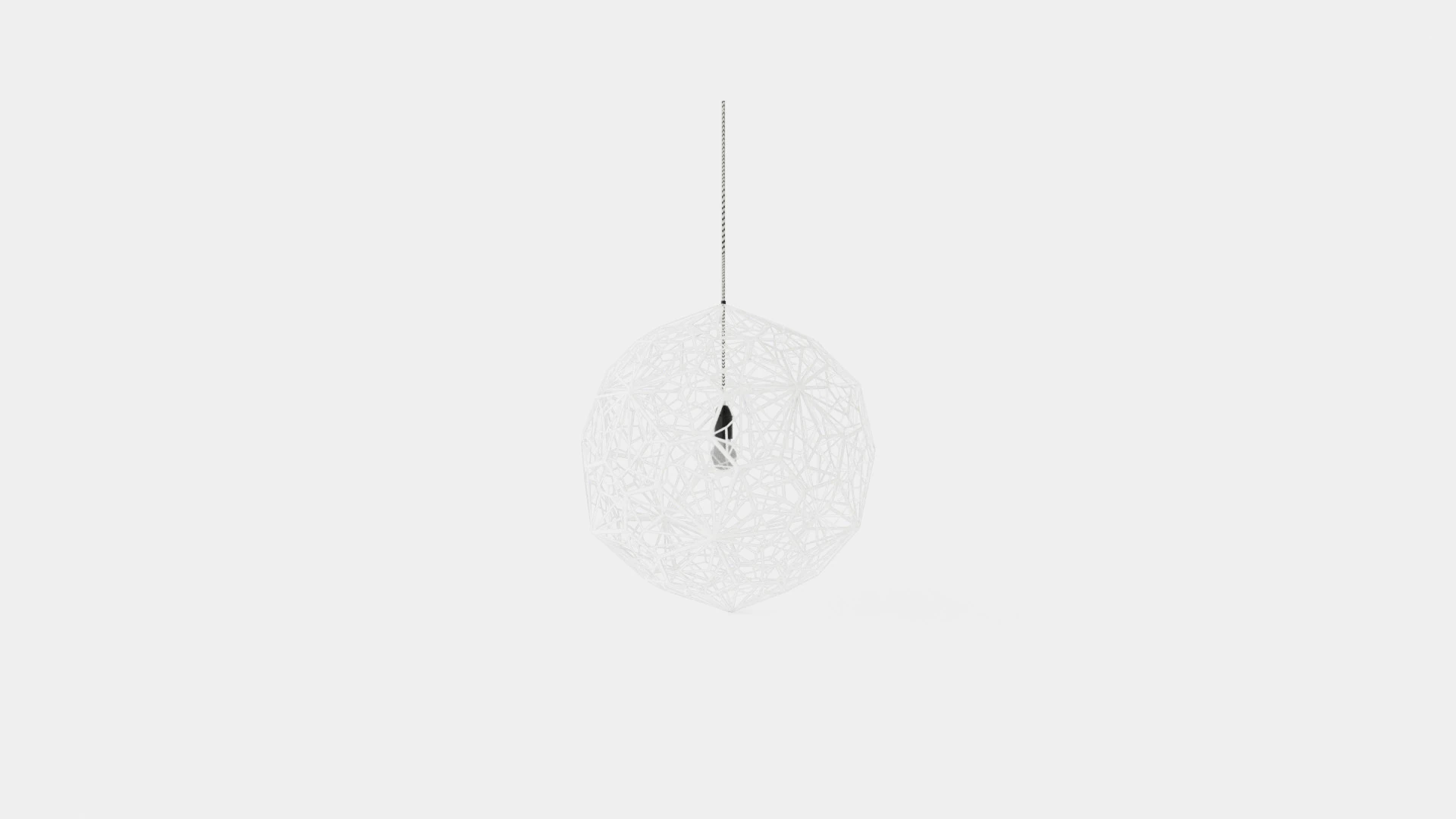 Etch Web Steel Ceiling Lamp 3D Model .c4d .max .obj .3ds .fbx .stl .blend 