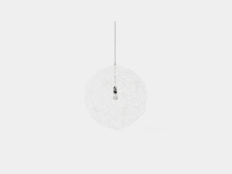 Etch Web Steel Ceiling Lamp 3D Model
