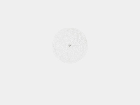 Etch Web Steel Ceiling Lamp 3D 모델