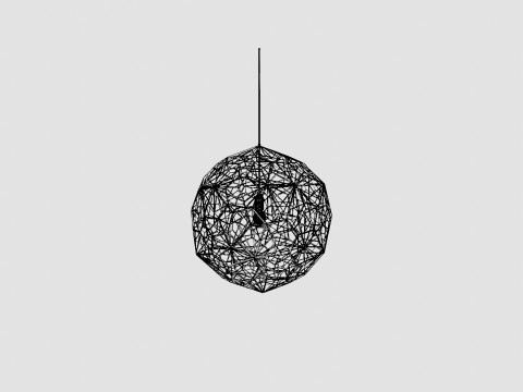 Etch Web Steel Ceiling Lamp 3D 모델