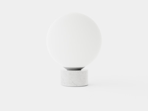 Floor Lamp Marble 3D Model
