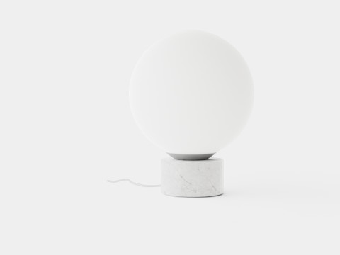 Floor Lamp Marble 3D Model