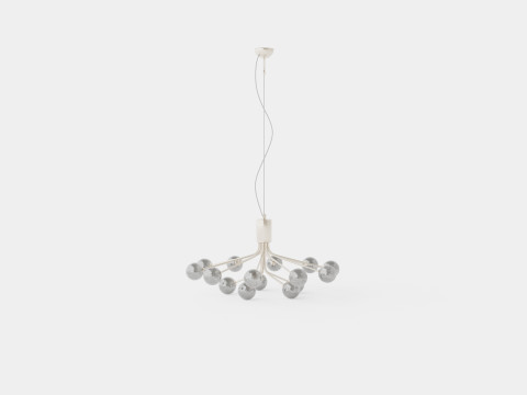 Galax Ceiling Lamp 15 Chrome Model 3D